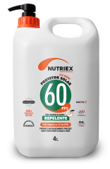 PROTETOR SOLAR NUTRIEX FPS 60 COM REPELENTE 04 LITROS