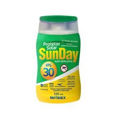 PROTETOR SOLAR SUNDAY NUTRIEX FPS 30 COM REPELENTE 120 GRAMAS