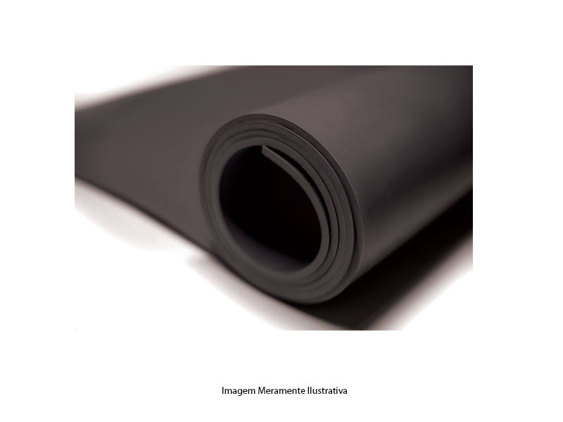 MANTA LENCOL BORRACHA MAXBOR PULSOMETRO PRETO 4,8MM X 1000MM