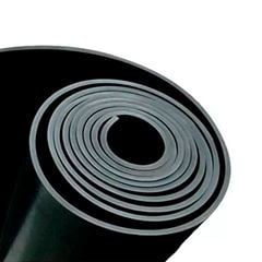 LENCOL BORRACHA COMUM BFLEX SEM LONA PRETO 06,0X1000MM