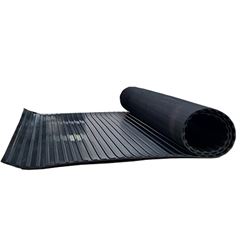 LENCOL BORRACHA COMUM CANELADO BFLEX SEM LONA PRETO 03,0X1000MM