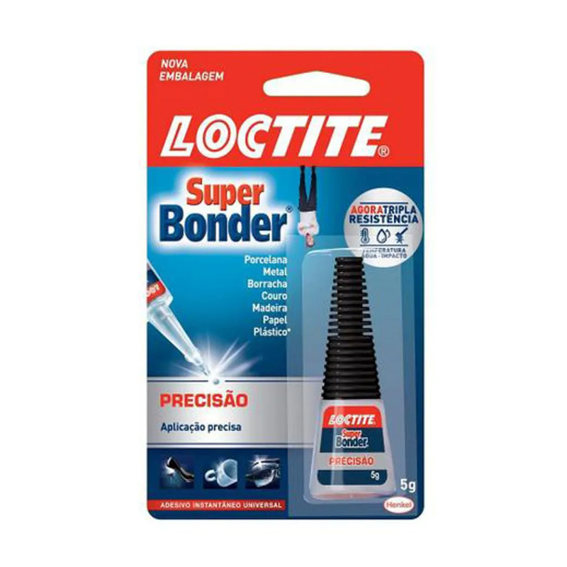 COLA INSTANTÂNEA LOCTITE SUPER BONDER 05 GR