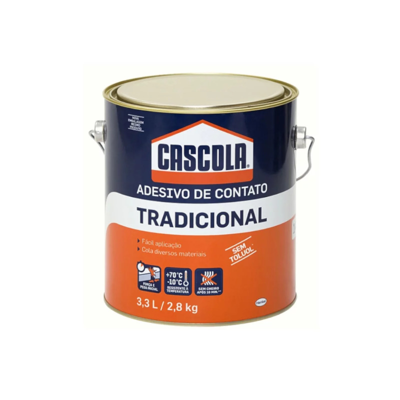 ADESIVO CASCOLA TRADICIONAL SEM TOLUOL 02,80 KG