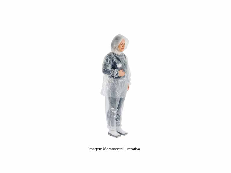 CONJUNTO PREVEMAX POLIETILENO COM CAPUZ  0,12 MM TAMANHO UNICO CA 30354/30355