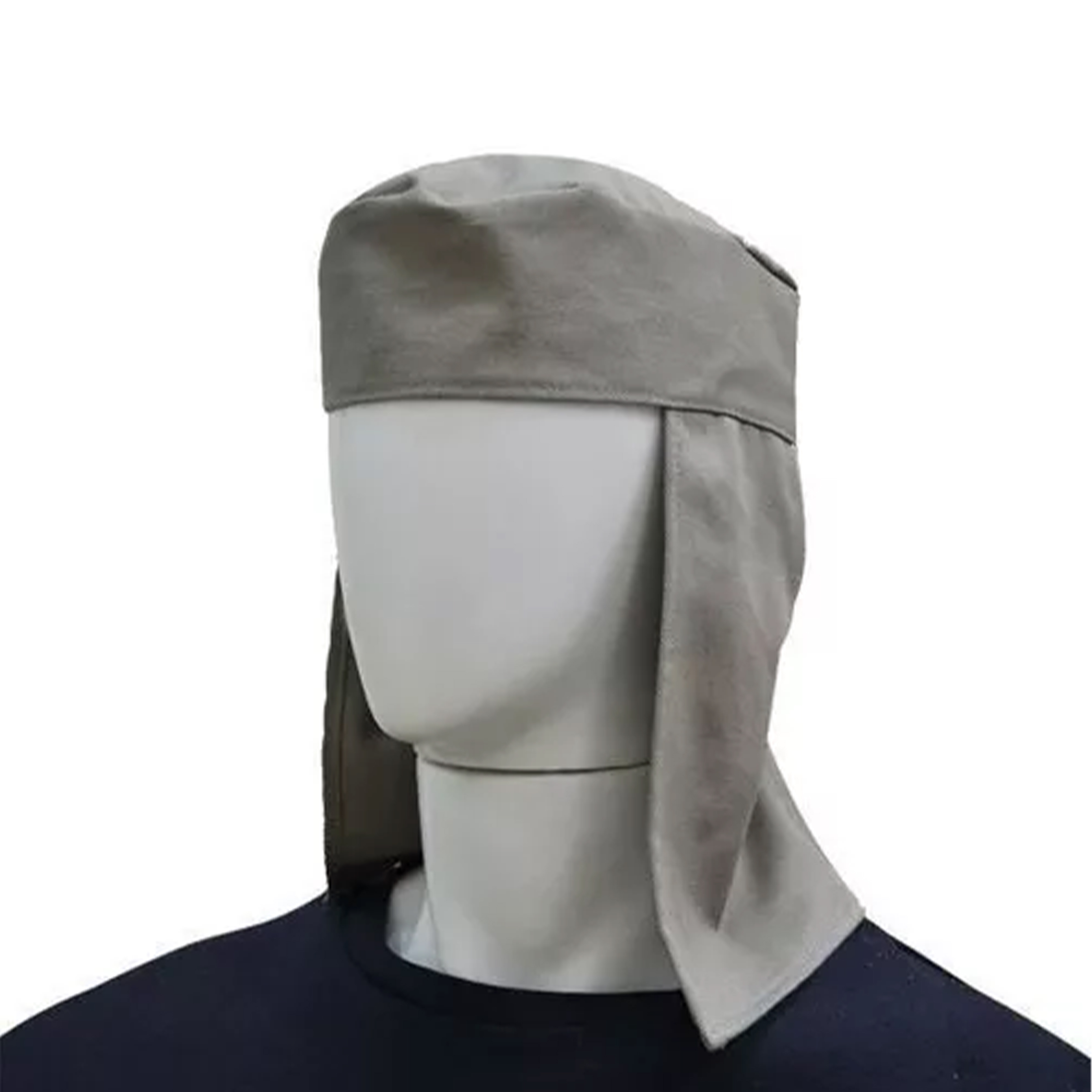 CAPUZ BRIM TIPO ARABE CINZA SEM FECHAMENTO VELCRO