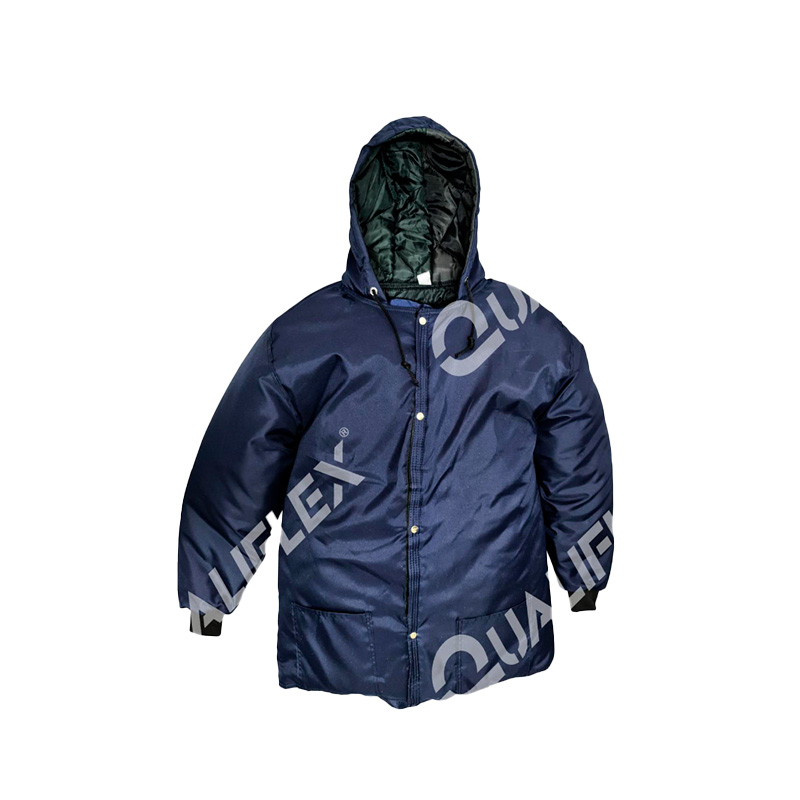 JAPONA TERMICA QUALIFLEX BOLSOS FRONTAIS COM BOTAO E VELCRO 300G/M2 AZUL CA 45500