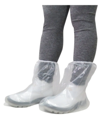 BOTA DESCARTAVEL POLIETILENO COM ELASTICO PACOTE COM 100 UNIDADES