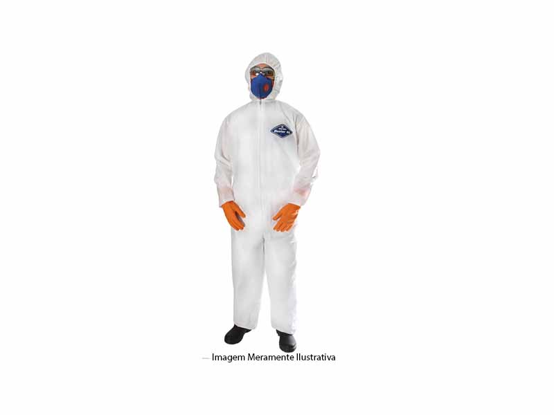 MACACÃO NÃO TECIDO NEW PROT BRANCO DUSTER 60 CA 38381