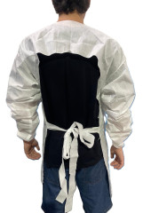 AVENTAL TIPO BARBEIRO NAO TECIDO NEW PROT BRANCO DUSTER 60 CA 38378