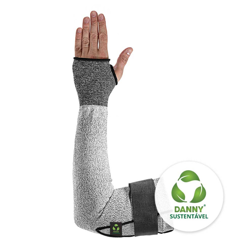 MANGOTE DANNY ECO DYNEEMA RAJADO ANTICORTE ELASTICO 60 CM CA 44248