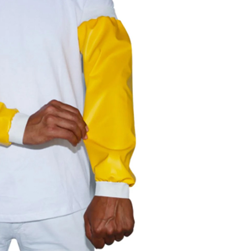 MANGOTE MCA PVC FORRADO AMARELO COM ELASTICO CA 33303/34472