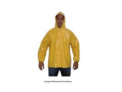 JAQUETA PVC BRASCAMP KP400 COM FORRO AMARELO CA 28438