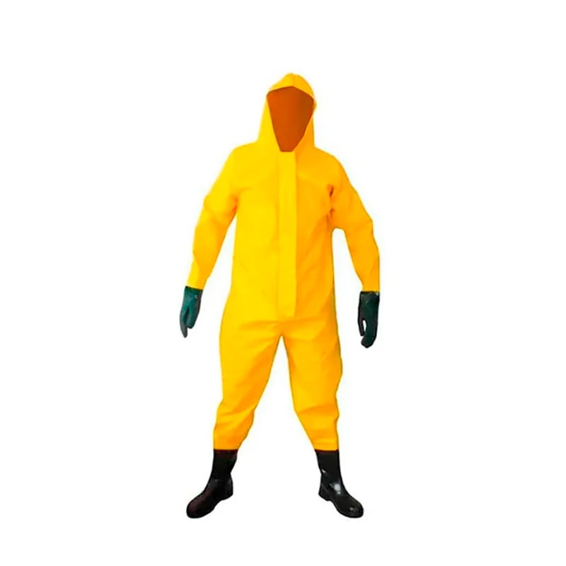 MACACAO BRASCAMP KP500 PARA SANEAMENTO AMARELO COM LUVA E BOTA GG 41 CA 28445
