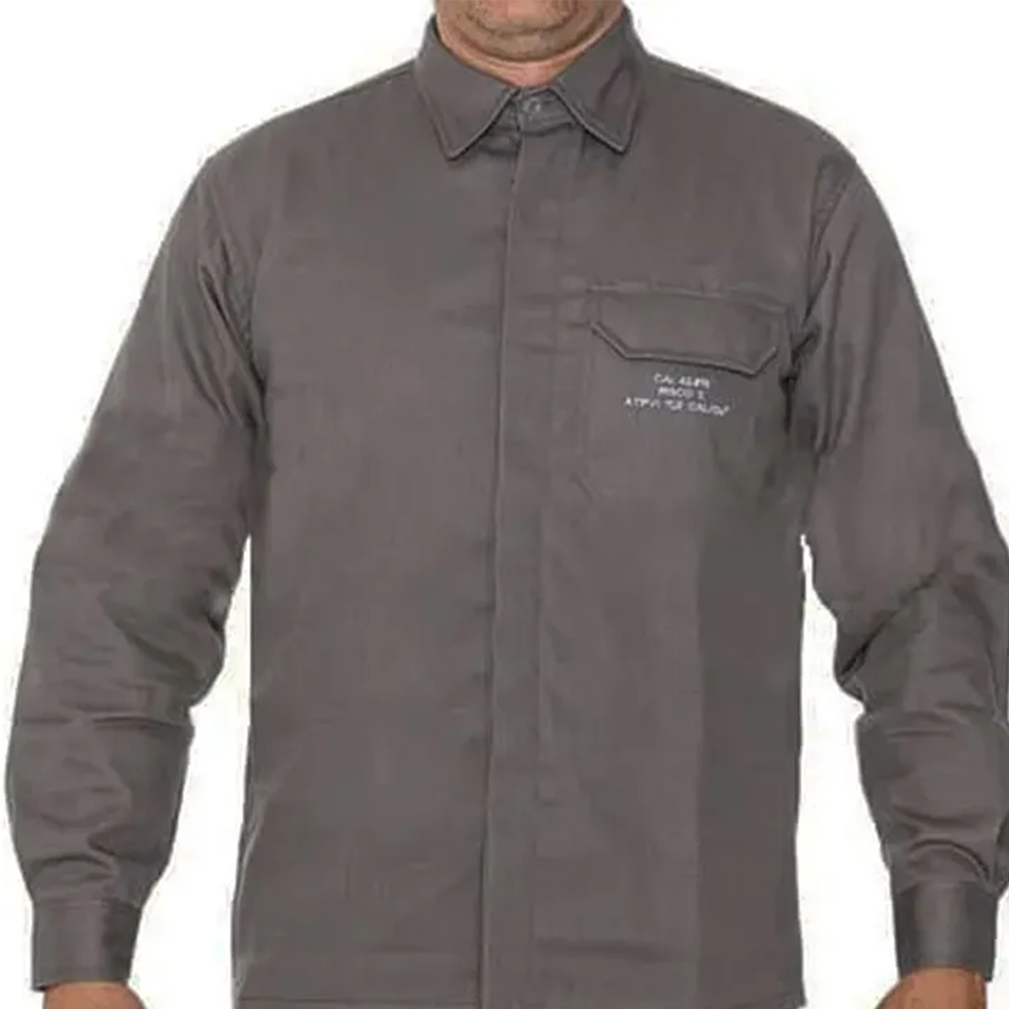 CAMISA NR10 UNIPAR CINZA ESCURO SEM REFLETIVO CA 39720