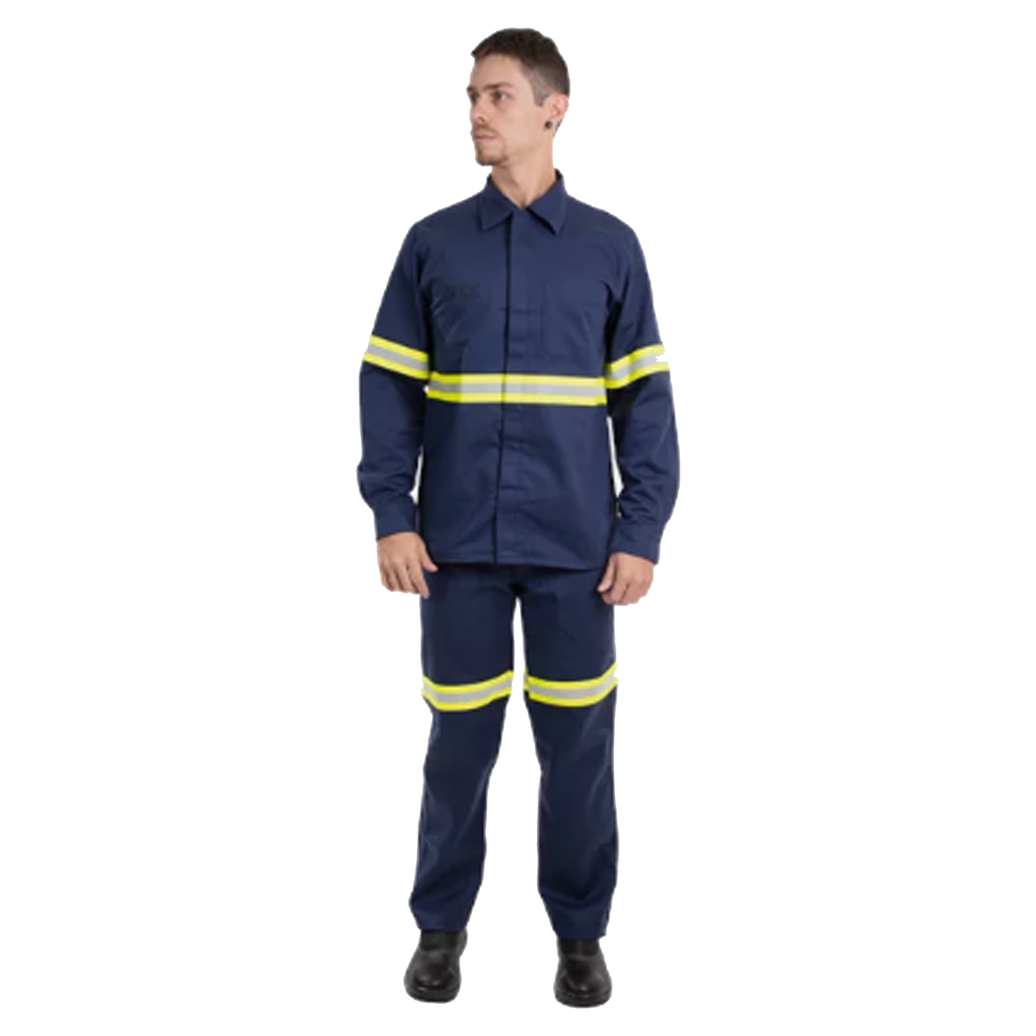 CONJUNTO MUNDI WORK NR10 COM REFLETIVO AZUL MARINHO XG CA 52026