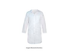 JALECO TNT MANGA LONGA FECHAMENTO TIRA 40GR (10 UNIDADES)