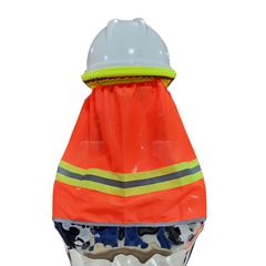 TOUCA ARABE BFORT LARANJA PARA CAPACETE TELA REFLETIVO POLIESTER ELASTICO