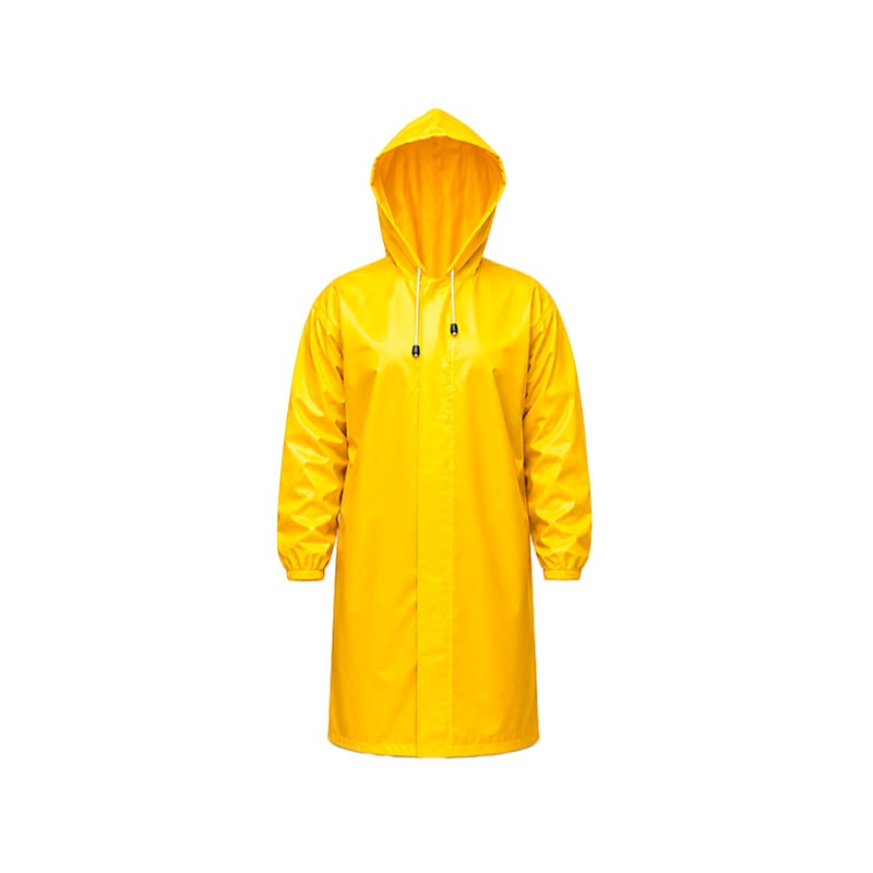 CAPA NYLON EMBORRACHADO ZIPER E VELCRO COM CAPUZ COM REFLETIVO AMARELA CA 48352