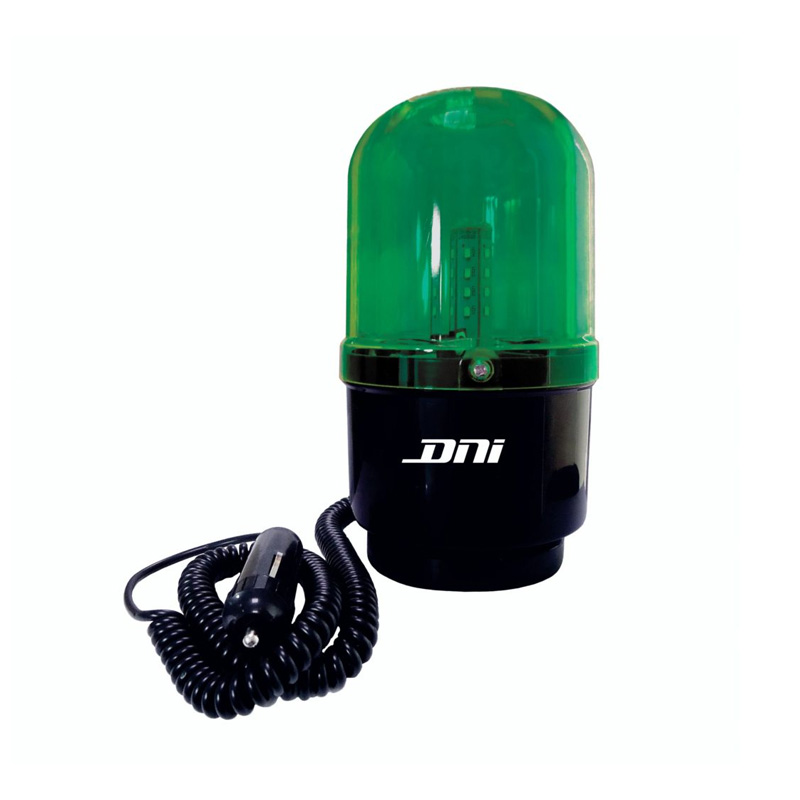 SINALIZADOR GIROLED DE ADVERTÊNCIA VERDE BIVOLT 12/24V