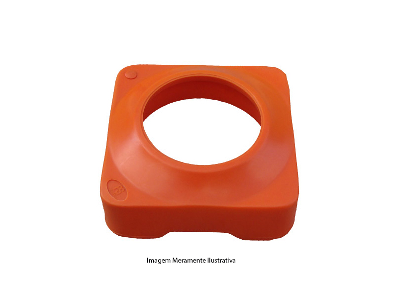 BASE BORRACHA TELBRAS QUADRADA PARA CONE E BALIZADOR