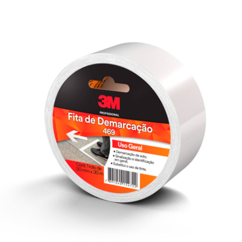 FITA DEMARCACAO SOLO 3M 471 50 MM X 30 MT BRANCA