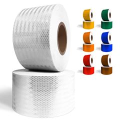FITA REFLETIVA 10CM X 45,7M BRANCA