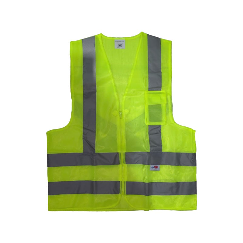 COLETE SINALIZACAO SANSAFETY REFLETIVO 1 BOLSO VERDE P
