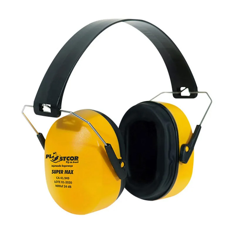 ABAFADOR TIPO CONCHA SUPER MAX AMARELO 25DB CA 41949