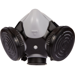 RESPIRADOR SEMI FACIAL MSA COMFO II SILICONE PRETO P CA 434