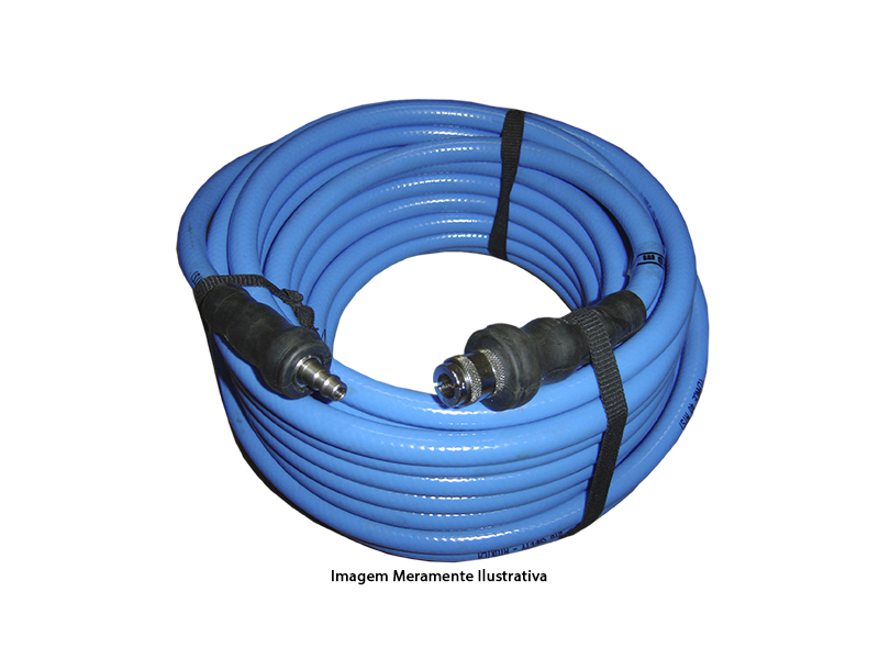 MANGUEIRA AR AIR SAFETY AZUL COM ENGATE 20MT