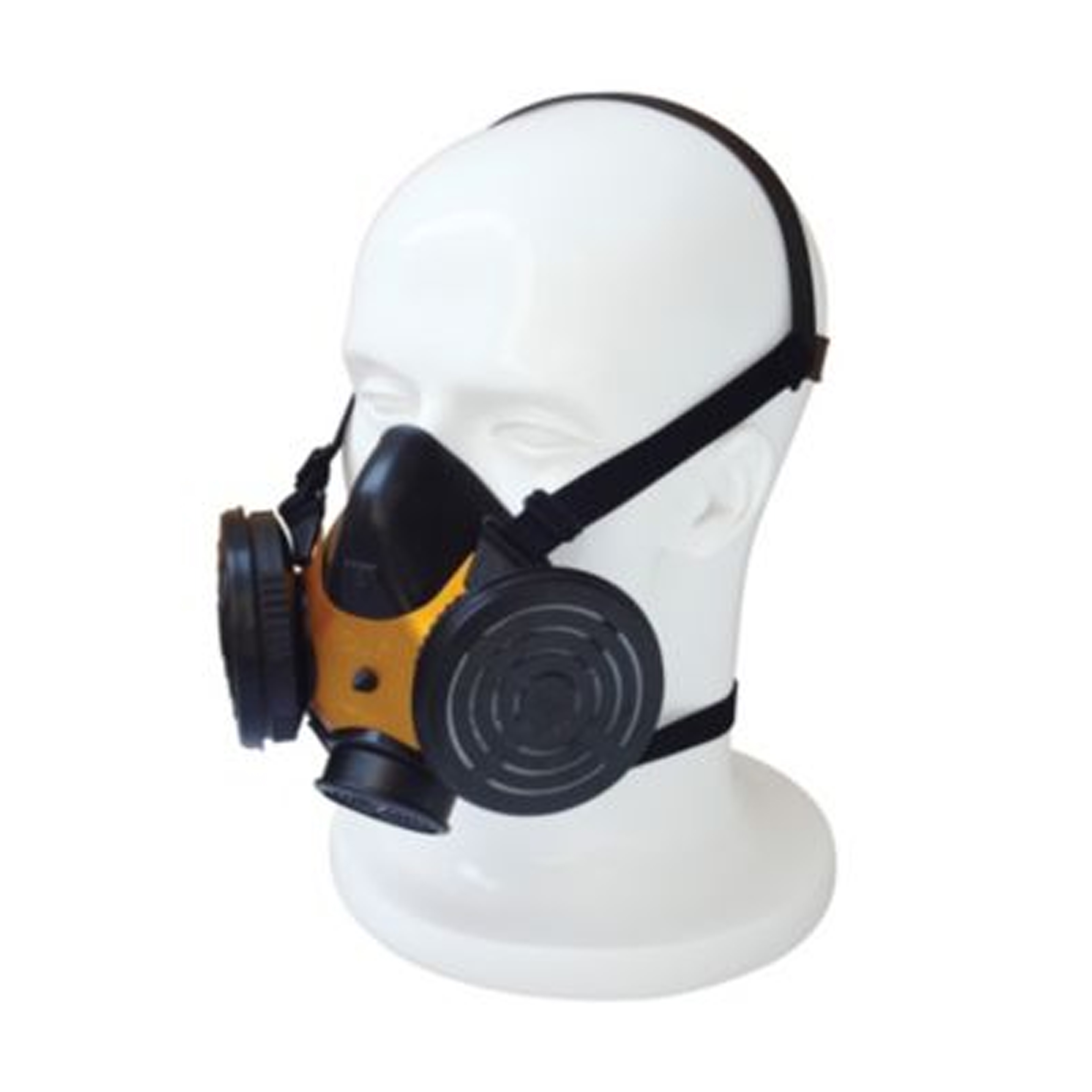 RESPIRADOR SEMI FACIAL MSA COMFO II BORRACHA COM ARANHA DOURADA M CA 434