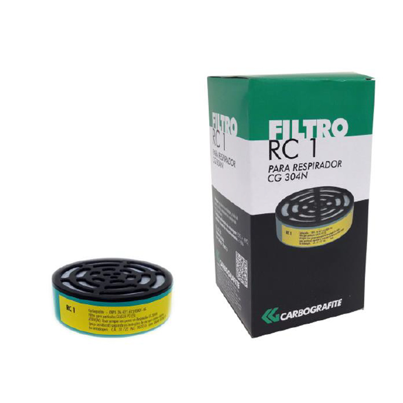 CARTUCHO CARBOGRAFITE RC1 P2 PARA RESPIRADOR 340N
