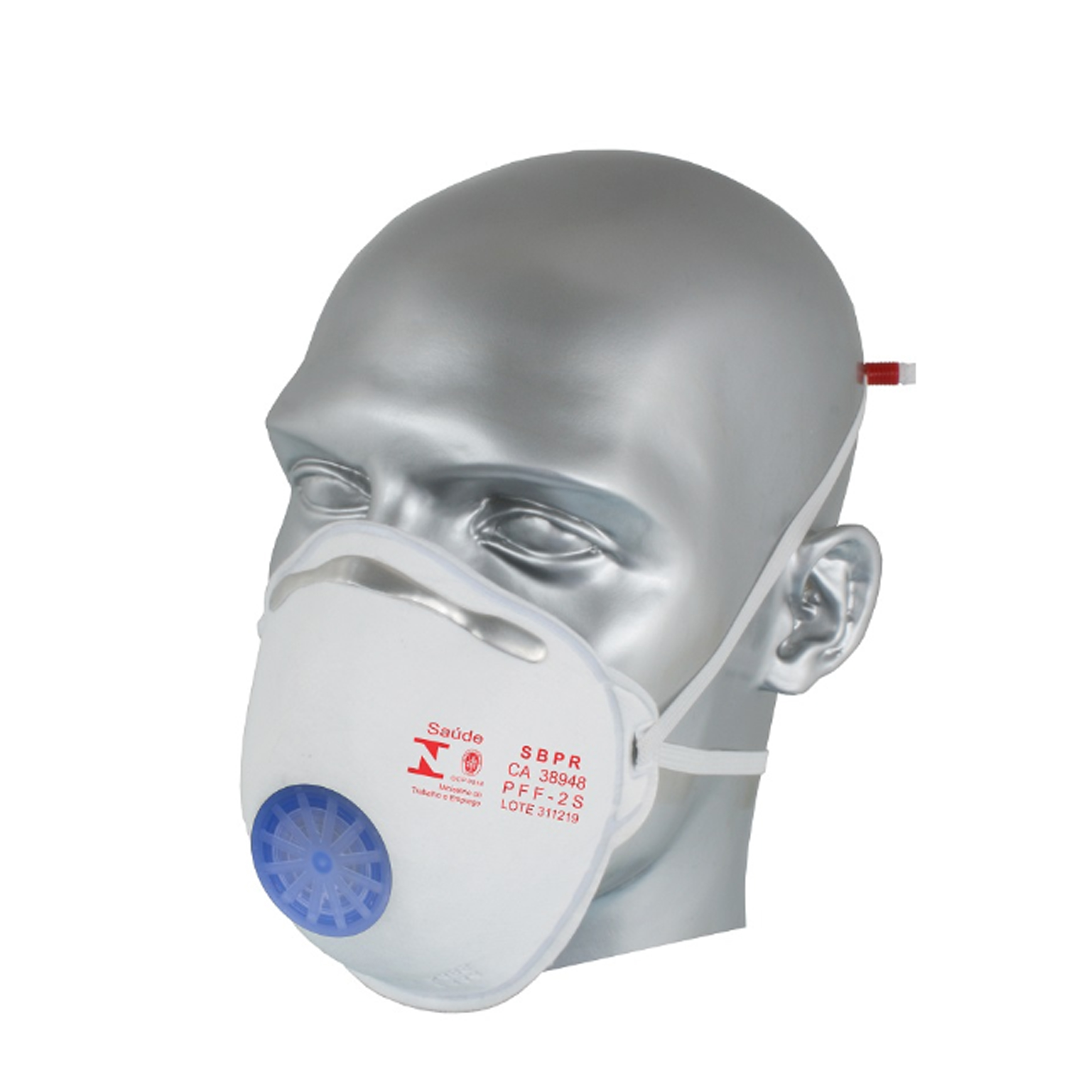 RESPIRADOR DESCARTAVEL ABSOLUTE CONCHA PFF2S COM VALVULA CA 38948