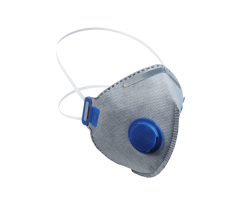 RESPIRADOR DESCARTAVEL TAYCO PFF2 T-951 CARVAO ATIVADO COM VALVULA CINZA CA 39218