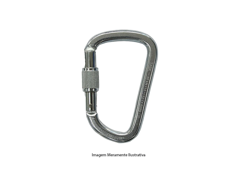 MOSQUETAO TASK ACO D TRAVA AUTOMATICA ABERTURA 22MM-40KN
