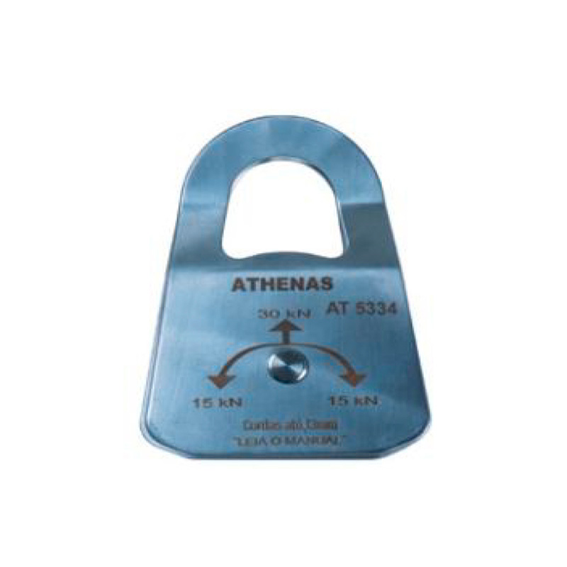 POLIA SIMPLES OSCILANTE ATHENAS AT5334 EM AÇO INOX