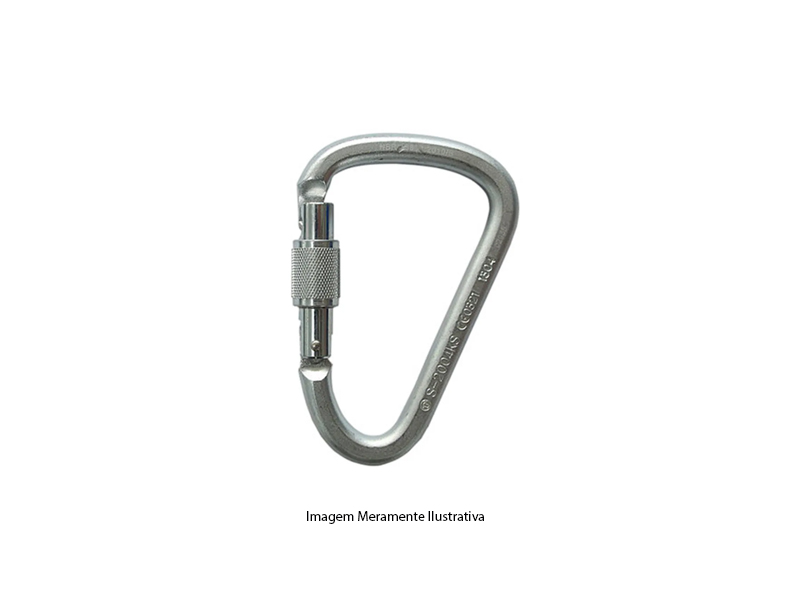 MOSQUETAO TASK ACO H TRAVA ROSCA ABERTURA 28 MM - 45 KN