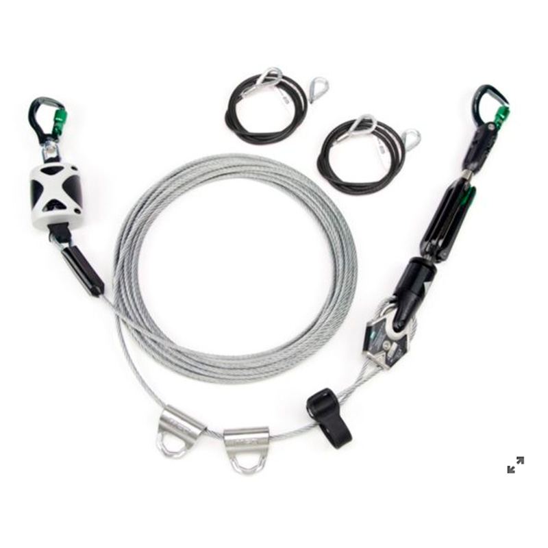 KIT LINHA VIDA TEMPORARIA CABO ACO 18M