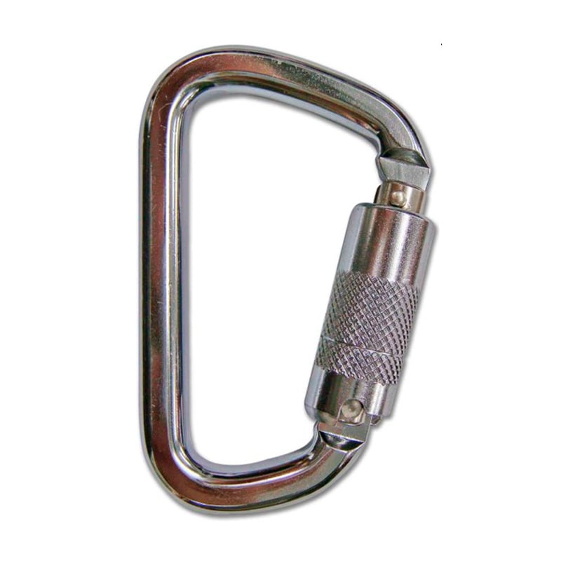 MOSQUETAO MSA D TRAVA TRIPLA 41 KN ACO INOX