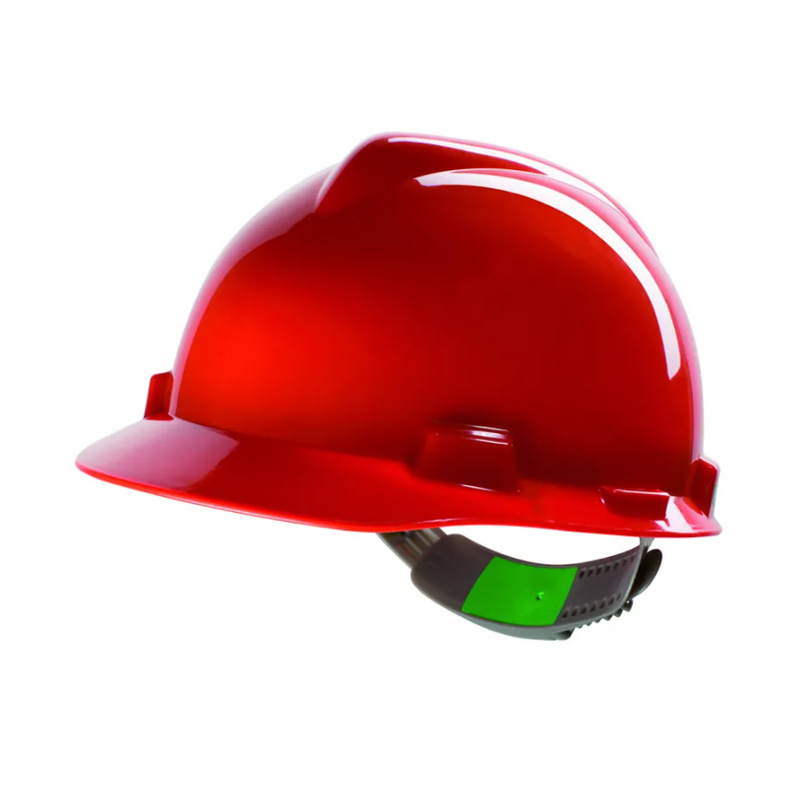 CAPACETE MSA ABA FRONTAL SUSPENSAO COM JUGULAR VERMELHO CA 498