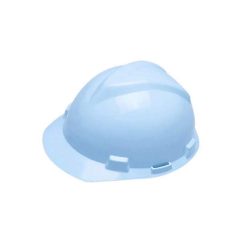 CAPACETE MSA ABA FRONTAL SUSPENSAO COM JUGULAR AZUL PASTEL CA 498