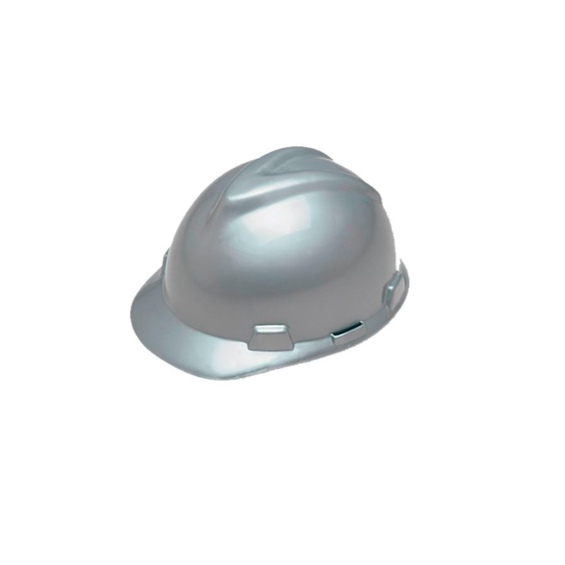 CAPACETE MSA ABA FRONTAL SUSPENSAO COM JUGULAR CINZA ALUMINIO CA 498