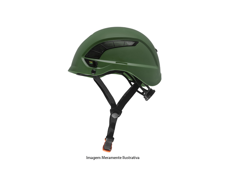 CAPACETE MONTANA SEM ABA FOCUS CLASSE A C/ JUGULAR VERDE CA 14816
