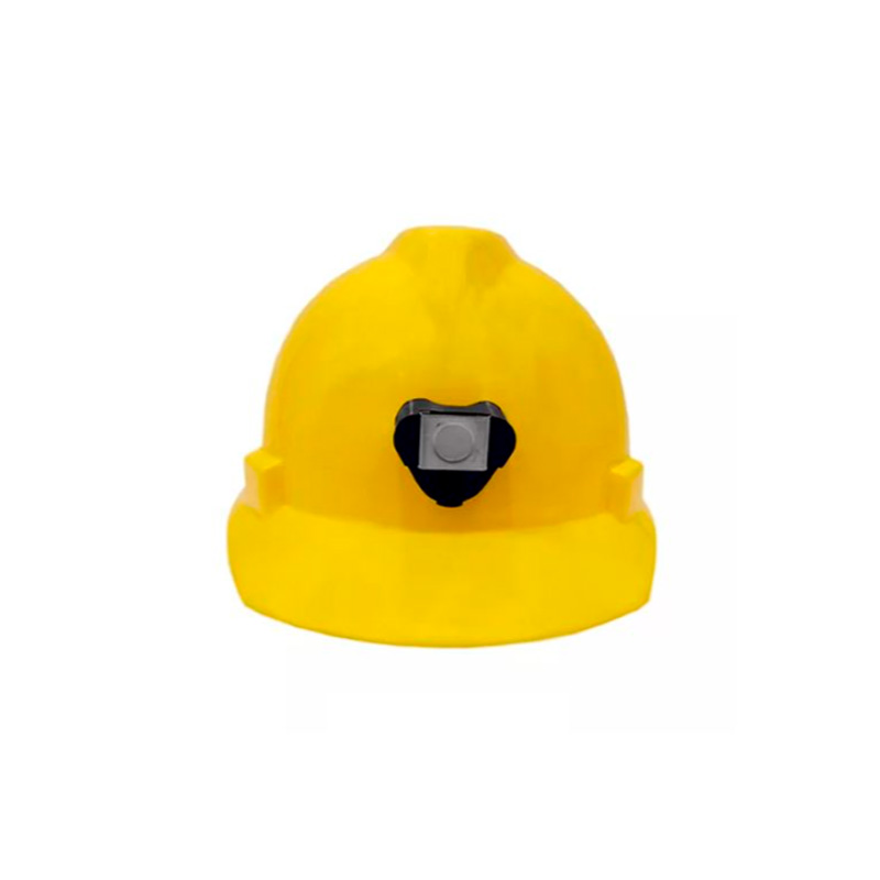 CAPACETE MSA MINEIRO ABA FRONTAL SUSPENSÃO COM JUGULAR AMARELO CA 8304