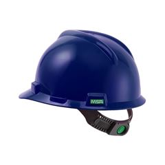 CA 8304 CAPACETE MSA PARA MINEIRO ABA FRONTAL SUSPENSAO COM JUGULAR AZUL MARINHO