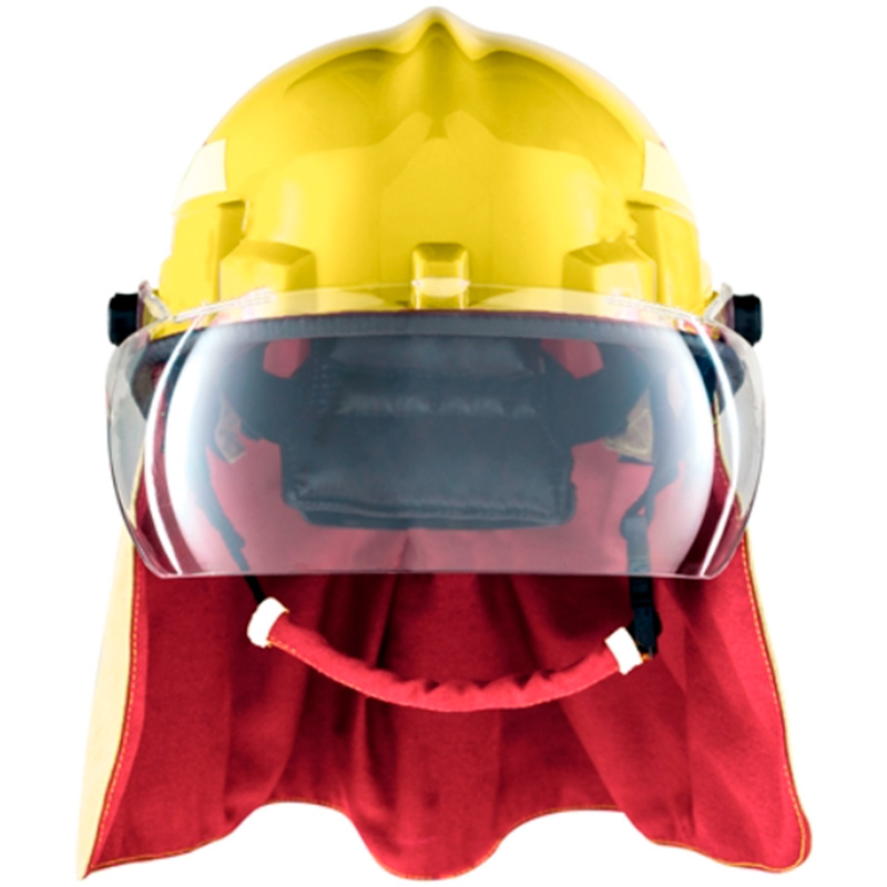 CAPACETE HERCULES ABA TOTAL BOMBEIRO HF09204AOR AMARELO CA 35173