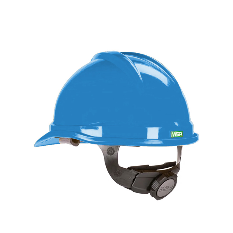 CAPACETE MSA ABA FRONTAL SUSPENSAO FASTRAC COM JUGULAR AZUL BIC CA 498