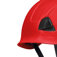 CAPACETE STEELFLEX FALCON SEM ABA VERMELHO CA 42234