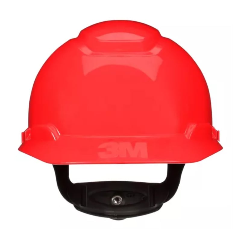 CAPACETE 3M ABA FRONTAL H-705 SUSPENSAO COM CATRACA E JUGULAR VERMELHO CA 29638