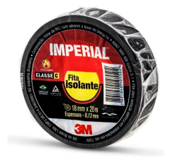 FITA ISOLANTE ADESIVADA 3M IMPERIAL 18 MM X 20 MT